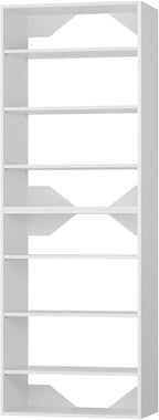 ROOMTEC Modular Closet System, 31.5" Shelf Closet Tower Wall-Mounted Closet Organizer, Wooden Tower for Walk-In Closets, Wardrobe Storage Kit, White