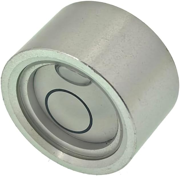 GPS RTK level, centering rod, carbon fiber horizontal bubble accessories with screw holes（21x13mm silver white）