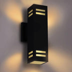 Up and Down Outdoor Wall Lights Fixture – ETL Listed, Aluminum Waterproof Wall Mount Square Design- Modern Exterior Lighting Outdoor Wall Sconce for Porch, Patio
