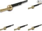 Korky 6094BP StrongARM Tank Lever, Universal to Fit Front Angled Side Left and Right Mount Toilets, Brushed Gold, Simple Style (Pack of 5)