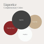 Country Chic All-in-One Chalk Paint for Furniture, Cabinets, Home Decor, Eco-Friendly, Matte Finish, Built-In Primer & Top Coat for Wood, Metal - Liquorice (Black) - Quart 32 oz (950 ml)