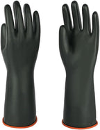 Heavy-Duty Latex Chemical Resistant Gloves - Reusable Long Rubber Dishwashing Gloves with Forearm Protection for Men - Waterproof, Industrial Safety Gear, Acid & Alkali Resistant, Oil-Proof,14“，1 Pair