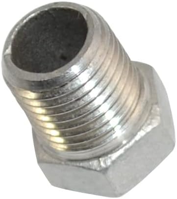 1/4" Male NPT to 1/8" Female NPT Female Reducing/Reducer Bushing Pipe Fitting,Adapter,Stainless Steel SS 304 Hex Bushing (1/4" Male to 1/8" Female)