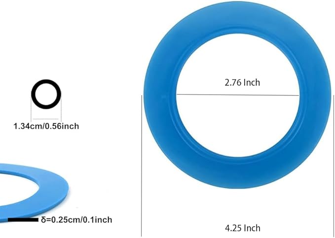 Toilet Gasket Seal, 1 Pcs Flush Valve Seal, Toilet Rubber Seal for American Standard Champion 4 and Eljer Titan 4