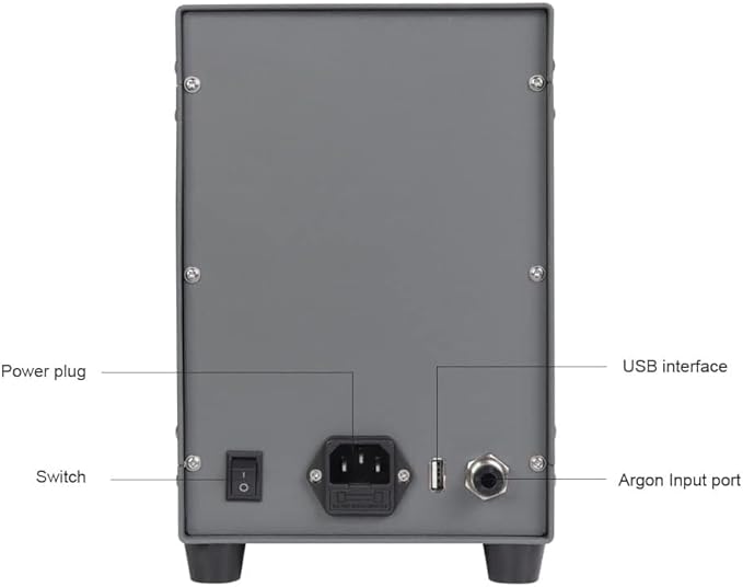 Spot Welding Machine Argon Arc Welding Permanent Jewelry Welder Kit Weldable Solid Gold, Aluminum, Titanium Welding and Orthodontics for Jewelry Restoration 50A-600A 110V (Tungsten Needle Box x 2)