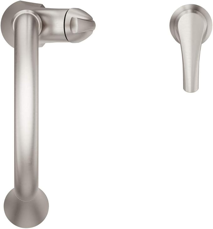 Pfister Miri Kitchen Faucet with Pull Down Sprayer and Soap Dispenser, Single Handle, High Arc, Spot Defense Stainless Steel Finish, F5297MRGS