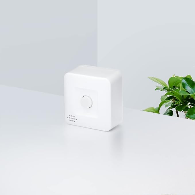 by Ezlo Micro Motion Sensor - Home Automation and Security - Lighting Scenes, Security Alarm, Alerts upon Motion Detection - Zigbee