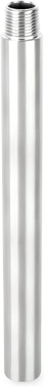 TAISHER 1PCS Stainless Steel Pipe Fittings, 1" NPT Male x 1" NPT Female Threaded, 10" Length Nipple Cast Pipe