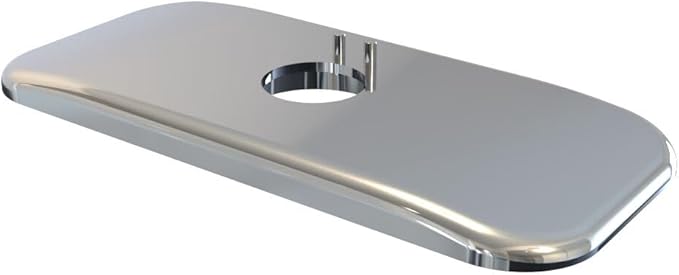 Bradley Trim Plate Assembly for Verge Faucet, 4" Center Connection, Replacement Kit for Crestt, Metro, Linea and Zen Series Verge Faucets, Polished Chrome