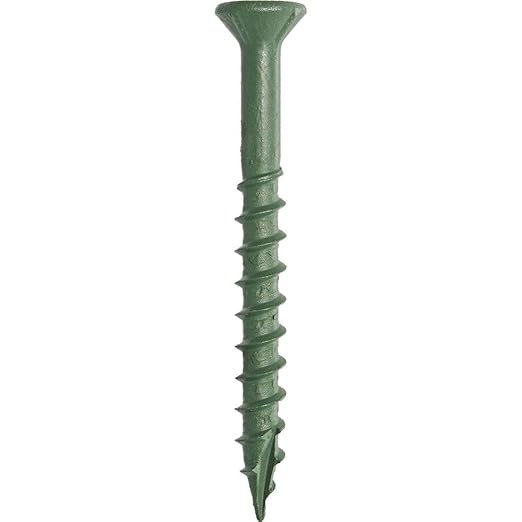 Grip-Rite L2ST5 PrimeGuard Plus #9 x 2 Wood to Wood Deck Screw, Green, 5lb Box