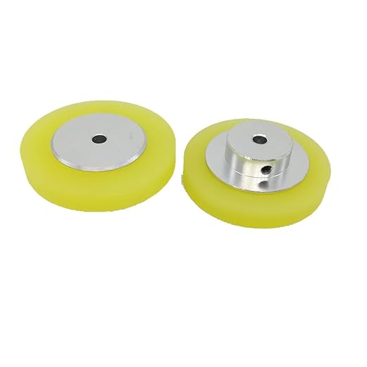2PCS Industrial Encoder Meter Measuring Roller Rubber Wheel Wear-Resistant Polyurethane Synchronizer Wheel for Rotary Encoder (Perimeter 250mm(Hole Diameter 10mm))