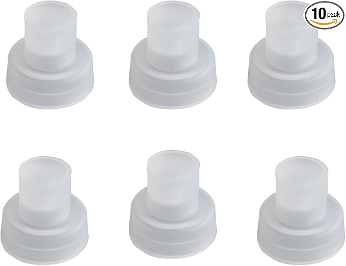 10pcs 00600.1000 fits for Bunn Silicon Seat Cup Faucet,White Tea nozzles 006001000