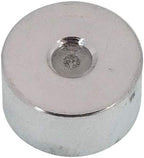 Mini Metal universal horizontal bubble water level balance bubble level round 13x7mm (silvery white）