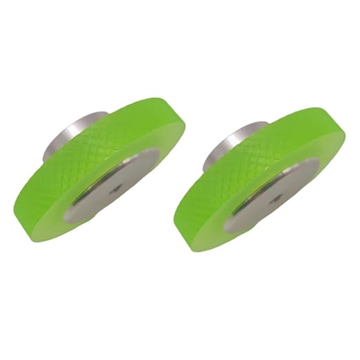 2PCS Industrial Encoder Meter Measuring Roller Rubber Wheel Wear-Resistant Non-Slip Polyurethane Synchronizer Wheel for Rotary Encoder (New Perimeter 200mm(Hole Diameter 6mm))