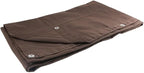 Mytee Products 12' x 20' Dark Brown Canvas Tarp 12oz - Water Resistant & Breathable - Heavy Duty Tarps - Multipurpose Tarpaulin Cover for Camping Tent