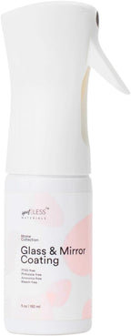 spotLESS MATERIALS Glass and Mirror Protective Coating Spray, Anti-Residue Barrier for Shower Glass, Mirrors, Windows & Bathroom Surfaces, Stain Resistant Spray, Quick Effect Coating Agent