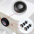 Universal Toilet Tank To Bowl Gasket,2 Kind Gasket and 2 Sets 5/16*3.15 inch Stainless Steel Heavy Duty Rustproof Bolt Hardware Kit,Fits Most 2-Inch and 3-Inch flush valve opening 2-Piece Toilet Tanks