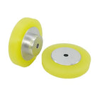 2PCS Synchronizer Measuring Wheel Roller PU Meter 200mm Circumference Wheel (Perimeter 200mm Hole Diameter 6mm)