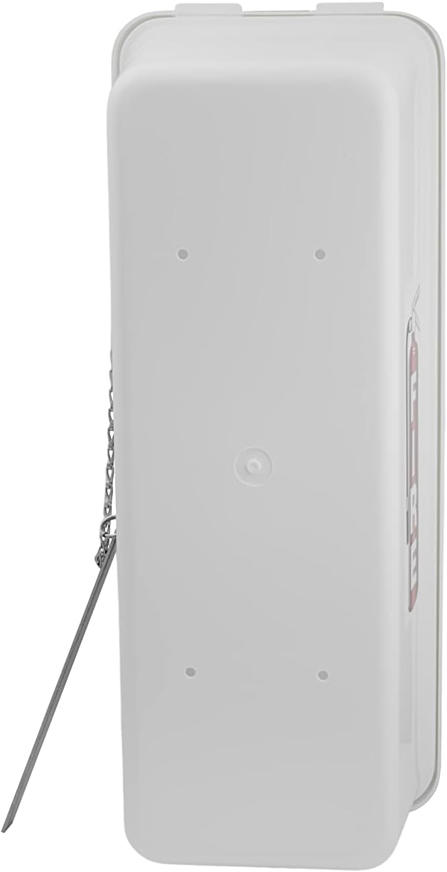 PRO&Family Fire Extinguisher Cabinet Fire Extinguisher Box Outdoor Fire Cabinet Mounted Fire Extinguisher Cabinet Fire Extinguisher Cover (4, White with Breaker Bar Attachment, 20 lb)