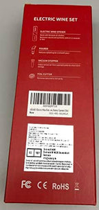 AIKARO - Electric Wine Bottle Opener Automatic Electronic Corkscrew, Battery Operated (Set)