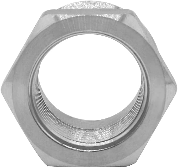 Joywayus Stainless Steel Hex Head Bushing Reducer Pipe Fitting 1 NPT Male × 3/4 NPT Female (Pack of 2)