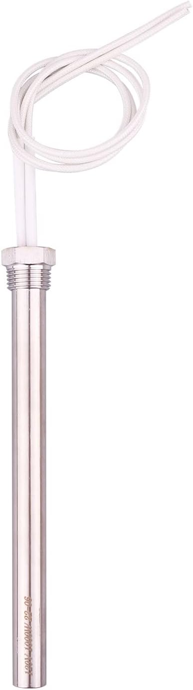 DERNORD Immersion Cartridge Heater 120V 1000W Hot Rod Heating Element Replacement 1/2 Inch Thread