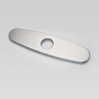 Faucet Cover Plate, Stainless Steel Deck Plate for Kitchen Sink Faucet Single Hole or Bathroom Faucet 1-3 Hole Faucet Hole Cover Round 10 Inch (Brushed Nickel)