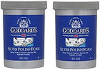 NeschToy Goddard's Silver Polish, 18 oz - Tarnish Remover with Sponge Applicator, Pack of 2