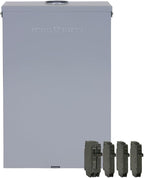 ABB TM1212RCUBK1 125A Main Breaker Outdoor Load Center • PowerMark Gold • 120/240V AC, 12-Space, 24-Circuit, 22 kAIC • Copper Bus • Includes 3X 20A SP & 1x 30A DP Breakers • NEMA 3R Surface Mount