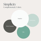 Country Chic All-in-One Chalk Paint for Furniture, Cabinets, Home Decor, Eco-Friendly, Matte Finish, Built-In Primer & Top Coat for Wood, Metal - Simplicity (White) - Quart 32 oz (950 ml)