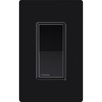 Lutron Sunnata On/Off Accessory Switch, only for use with Sunnata LED+ Dimmers, ST-AS-BL, Black