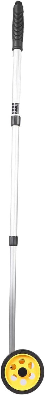 Aramox Portable Metric Measuring Wheel with a Light Hiking Wheel for Industrial Tasks, Aluminum Alloy