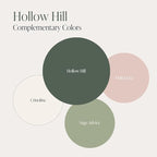 Country Chic All-in-One Chalk Paint for Furniture, Cabinets, Home Decor, Eco-Friendly, Matte Finish, Built-In Primer & Top Coat for Wood, Metal - Hollow Hill (Dark Green) - 8 oz (237 ml)