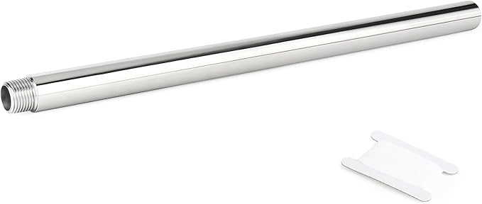 TAISHER 1PCS Stainless Steel Pipe Fittings, 1/2" NPT Male x 1/2" NPT Female Threaded, 16" Length Nipple Cast Pipe