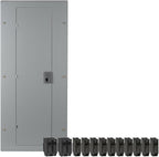 ABB TM3220CCU2K 200A Main Breaker Load Center • 1-Phase Standard Main Circuit Breaker Load Center • 32 Space, 40-Circuit, 120/240 VAC, 200 A, 22 kA Interrupt • Indoor NEMA 1 Enclosure