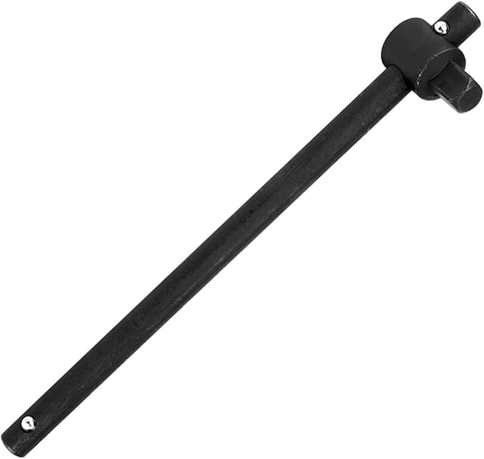 1" T-Handle Sliding Wrench Breaker Bar, 19.7 Inch Heavy Duty Steel Drive Socket Hand Tool, Gifts for Men & Dad