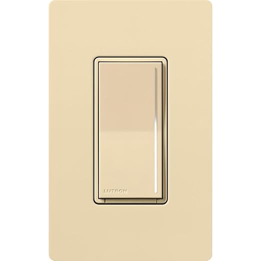Lutron Sunnata Touch Dimmer Light Switch, LED+ Advanced Technology for LED and Incandescent, 3 Way/Multi Location, STCL-153M-IV, Ivory