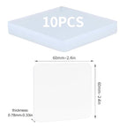 30PCS Premium Double Sided Mounting Squares Clear Tape,Heavy Duty Adhesive Pads for Pictures,Poster Hanging Strips - Strong Sticky Tack,Waterproof Adhesive for Shower,Wall Patch,Sticky Pads