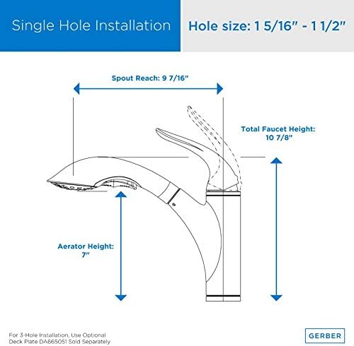 Gerber Plumbing Antioch Pull-Out Kitchen Faucet
