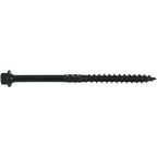 Jake Sales #14 X 4 Heavy Duty Black Timber/Log/Landscaping Wood Screws - Exterior Coated Heavy Duty Screws - 5 pounds ~135 Screws