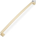 COTYKILEY 6 Pack 10 Inch(254mm) Brushed Brass Cabinet Handles Gold Kitchen Cabinet Pulls Cabinet Door Handles Kitchen Cabinet Hardware