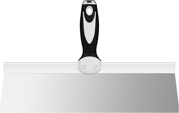 Mister Rui Taping Knife, 14" Drywall Taping Knife, Stainless Steel Taping Knife, Drywall Skimming Blade, Plastering Spatula Tools, Plastering Tool, Ergonomic Handle for Drywall Joint Taping
