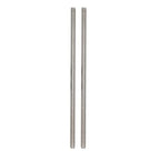 3/8"-16 Fully Threaded Rod Studs 2 Pack 10" Long Threaded Screw 304 Stainless Steel Right Hand Threads All Threaded Rod Studs for Anchor Bolts Clamps Hangers U-Bolts