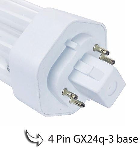 Circle (6 Pack PLT-26W 850, 4 Pin GX24q-3, 26 Watt Triple Tube, CFL Bulb, 5000K Super White, 6 Count.