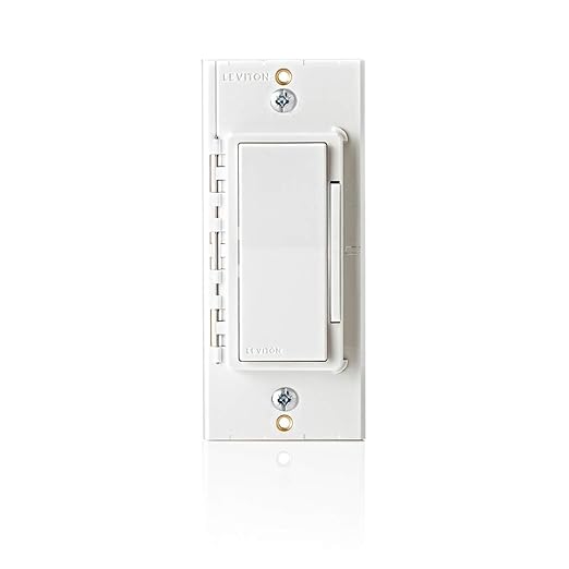 Leviton Decora Smart Dimmer Anywhere Companion, Add Wire-Free 3-Way/4-Way/5-Way On/Off/Dim/Bright Control to Decora Smart Wi-Fi 2nd Gen Dimmers, DAWDC-1RW, White
