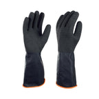 North Tower Chemical Resistant Gloves Rubber Heavy Duty Glove Work With Waterproof Gloves For Mens （14in,1 pair）