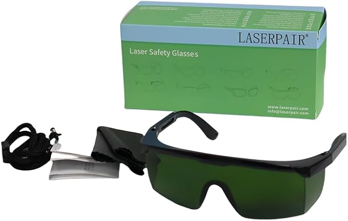 LaserPair IPL Safety Glasses Eye Protection, High Cost Performance Laser Hair Removal & IPL Glasses for Elight SHR 200-1400nm, Laser Engraving Protective Laser Glasses