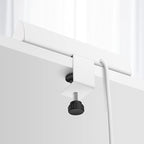 Jgstkcity Desk Clamp Power Strip,40W Total Fast Charging Station,2 PD 20W USB C Ports,Desk Edge Mount Surge Protector for Home, Office,3 Outlets,Fit 1.96" Tabletop Edge,ETL Listed,White