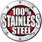 Stainless Steel Colonial Shutter Hardware (1 1/2" Offset) Complete Window Kit