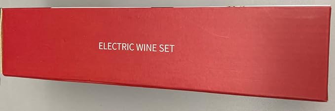 AIKARO - Electric Wine Bottle Opener Automatic Electronic Corkscrew, Battery Operated (Set)